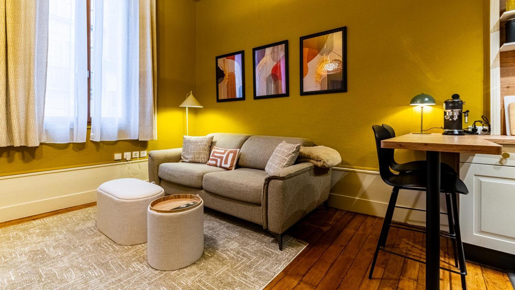 La Belle Jeannine - T2 40 M2 - Calme, Central, De Gamme, Equipe Appartement Dijon
